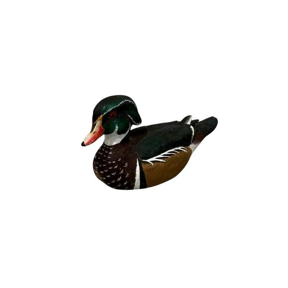 Second Nature Designs Wildlife Collection Hand Painted Figurine Mallard - Picture 1 of 5